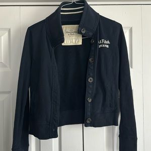 Navy Abercrombie and Fitch cardigan